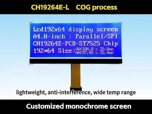 CH19264E-L (Plug-in Ver)  &Eacute;cran LCD Graphique